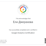 Google Analytics Certification